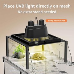 Upgraded Turtle Basking Platform for Aquatic Turtles with Temp & Humidity Gauge