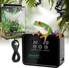 Reptile Humidifier Reptile Mister System with Timer & 360° Nozzles, Chameleon…