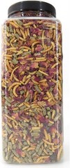 Zoo Med Natural Gourmet Bearded Dragon Food with Added Vitamins and Mineral 15oz
