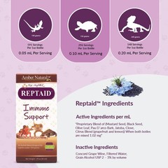 Amber Naturalz Organic Reptaid Reptile Immune System Health Support