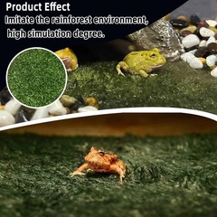 2Pcs Reptile Carpet Mat,35.4 x 17.7 in Terrarium Bedding Substrate Liner,Tort…