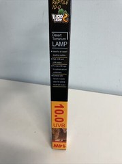 LUCKY HERP 10.0 Fluorescent Desert Terrarium 15″ Lamp Bulb Reptile Tube Light T8