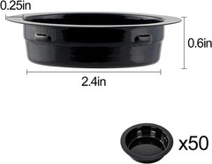 Magnetic Reptile Ledge, Acrylic Gecko Feeding Ledge with 6PCS Cups, Reptile Food