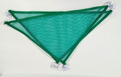 Reptile Hanging Mesh Hammock Set Green Suction Cups Triangular Resting