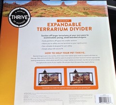 Thrive Expandable Terrarium Divider Fits 40 Gal. BRAND NEW