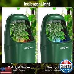 REPTIZOO Reptile Water Dispenser Automatic Chameleon Drinking Fountain with I