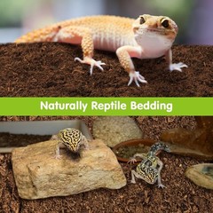 VCEPJH 2 Pcs Reptile Substrate Burrowing Tortoise Bedding for Habitat Bearded…
