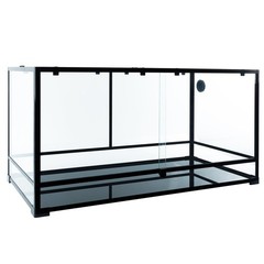 Large 120 Gallon Reptile Terrarium Tank 48″ x 24″ x 24″ Sliding Door Top Screen