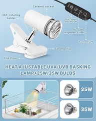 Turtle Tank Kit Tortoise Habitat, Aquarium Tank with Filter, Acrylic XL..
