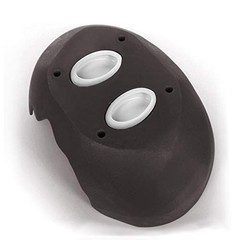 TINTON LIFE Reptile Hideouts Box with 2 Ceramic Sinks to Increase Humidity