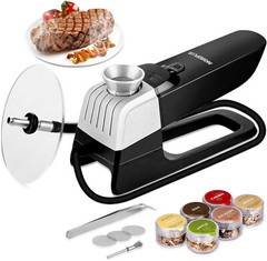 Smoking Gun Kit Cold Smoke Infuser 13PCS Kit With 6 Flavors Wood Chips&DOME Lid