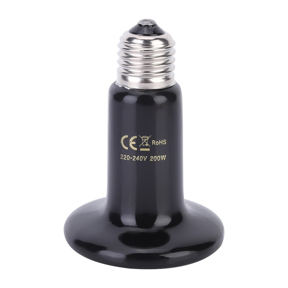 E27 Reptile Animal Ceramic Heating Lamp Infrared Pet Heat Light Lamp -240V