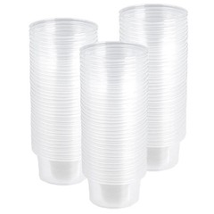 1oz Crested Gecko Food Cups, 100Pcs Reptile Plastic Feeding Dish