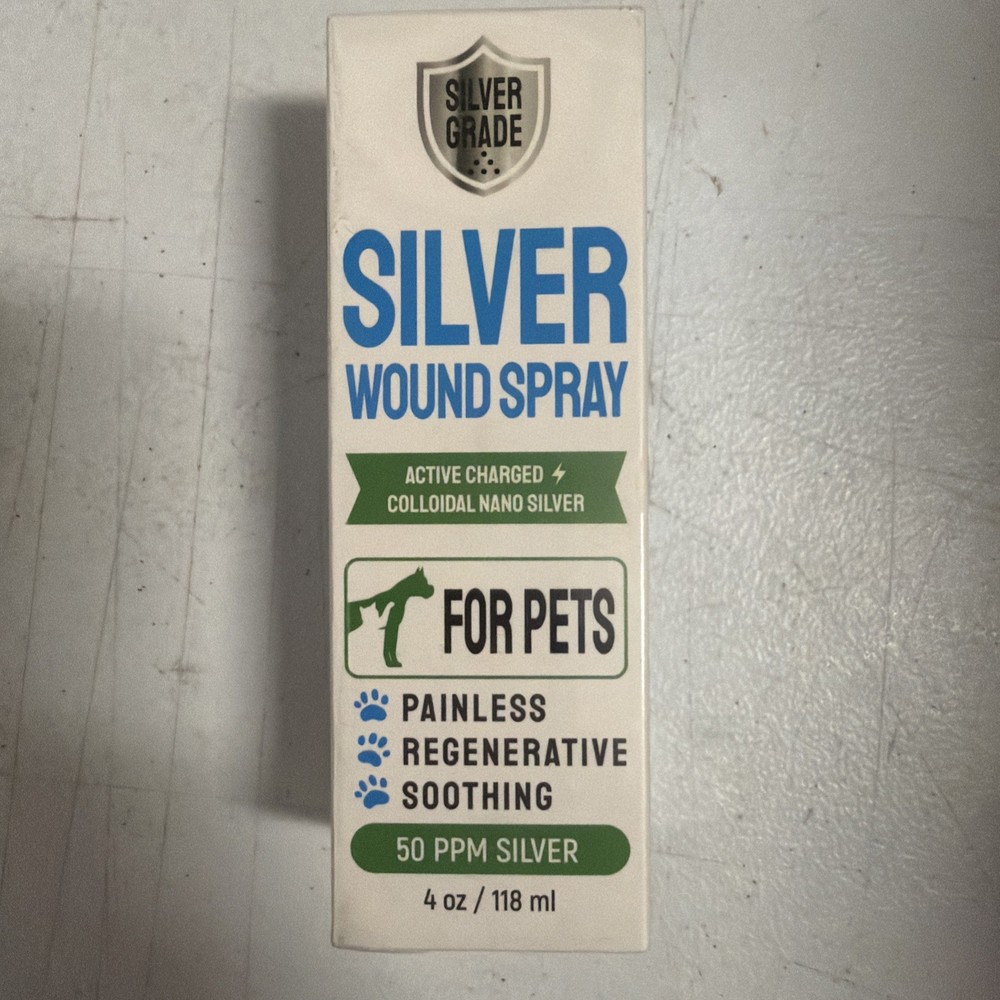 Silver Grade Silver Wound Spray for Pets, 4oz. 08/2026