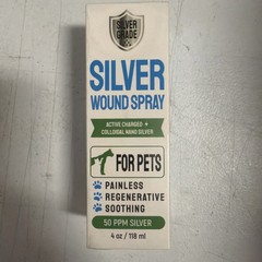 Silver Grade Silver Wound Spray for Pets, 4oz. 08/2026