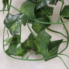 2 Pack Reusable Jungle Vines Rattan Strip for Reptile Habitat Green PU