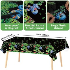 Reptile Snake Birthday Party Supplies Serves 24 Lizard Green, Brown, Black