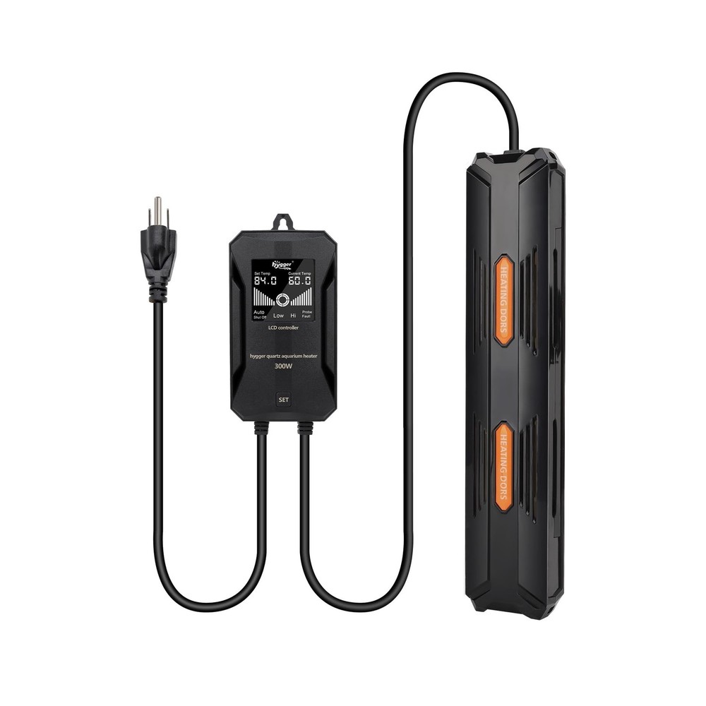 hygger Aquarium Heater, 100W/200W/300W/500W/800W Submersible Fish Tank Heater…