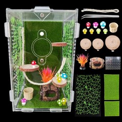 Acrylic Spider Enclosure | 360-Degree View | 4.7 x 4.7 x 8
