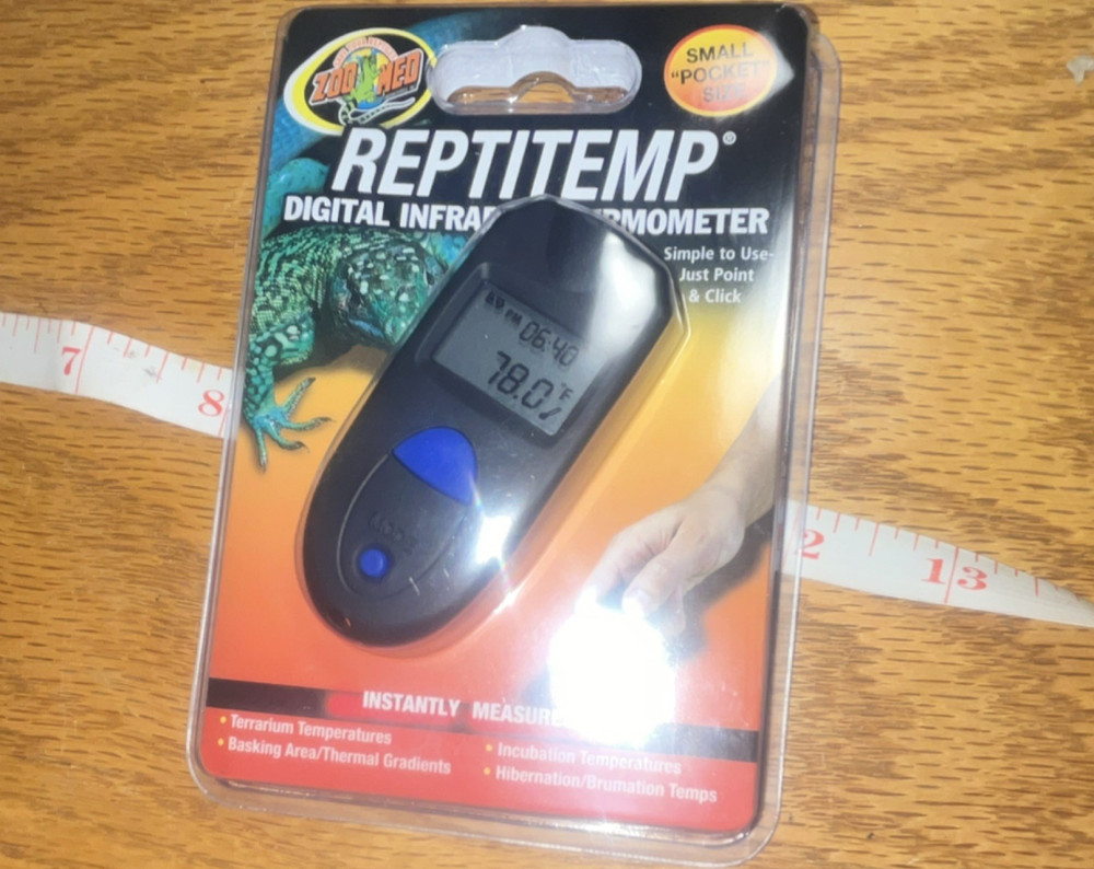 Zoo Med ReptiTemp RT-1 Digital Infrared Thermometer Small Pocket Size