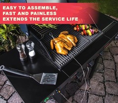 Emitter Plate & Grill Grate for Charbroil Commercial 3 Burner Gas Grill Parts