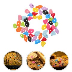 50pcs Rock Climbing Holds: Climbing Wall Holds Multi-Colored – Indoor & Outdoor
