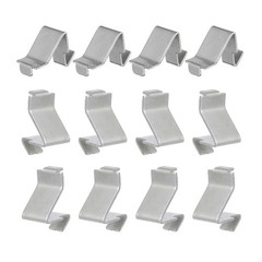 100Pcs Cabinet Shelf Support Clips Metal Iron Pegs Durable for Wardrobe Shelves