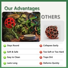 7-in-1 Snake Habitat Accessories Set – Climbing Rings, Hammock, Ivy & More for R