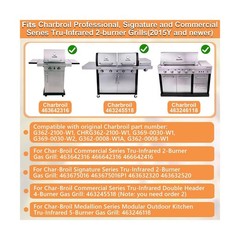 17 1/8 X 9 3/8″ Grill Emitter Grates for Charbroil TRU-Infrared 2 Burner 4636…