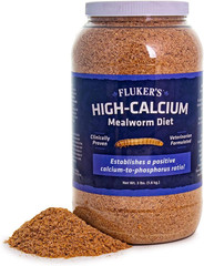Fluker’S High Calcium Mealworm Diet, Gut-Loading Food or Bedding, 3 Lbs.