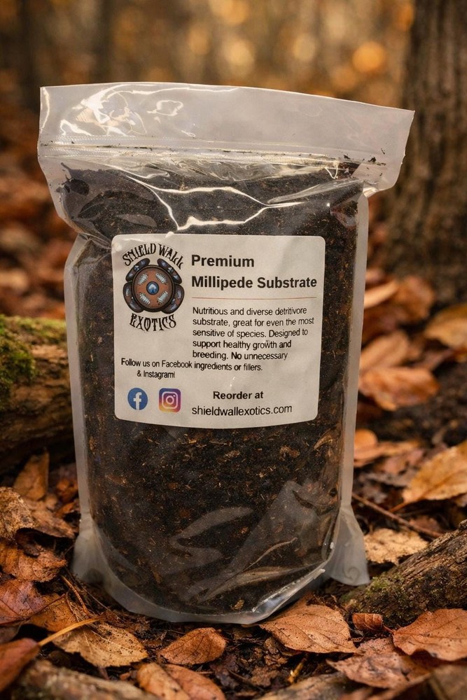 Premium Millipede Substrate – Natural Detritivore Soil Mix for Healthy Growth &