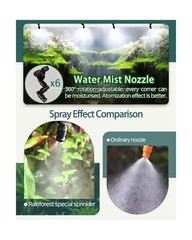 Reptile Mister Automatic Misting System, Reptile Humidifiers for Terrariums, …