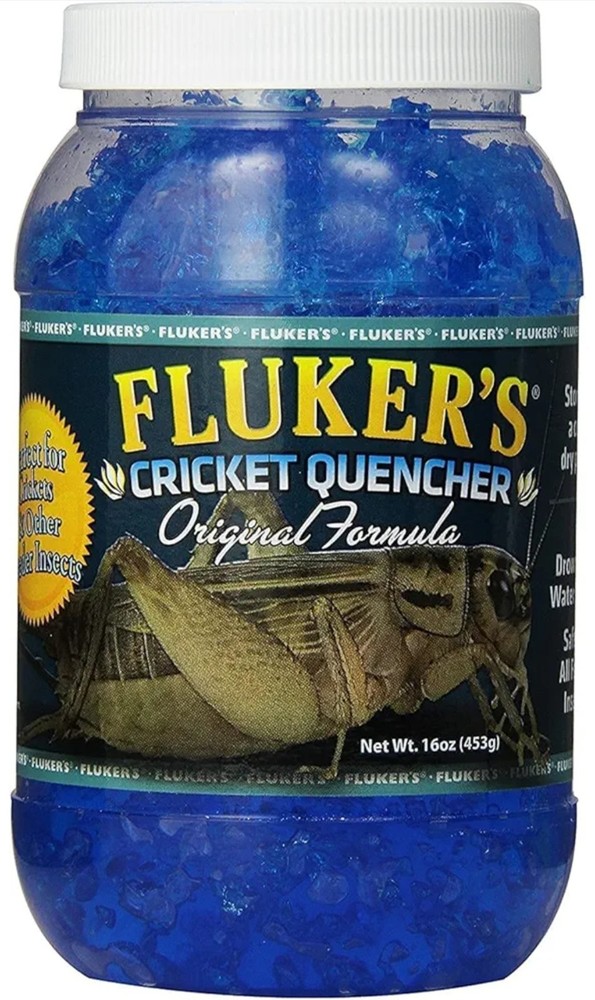 Fluker’s Cricket Quencher Original 16oz Jar – NEW