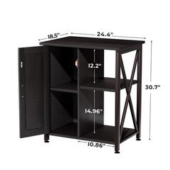 Herture 45-67 Gallon Reptile Tank Stand with Power Outlet, Terrarium Stand wi…
