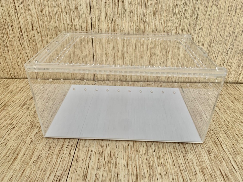 Acrylic Enclosure Terrarium Large 12”(L) x 8”(W) x 6”(H) Reptile, Snake, Spider