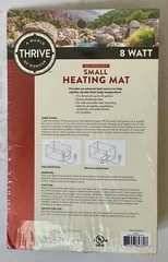 THRIVE 8 WATT SMALL HEATING MAT-ALL REPTILES-TERRARIUMS UP TO 20 GALLONS- NEW