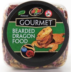 Zoo Med Natural Gourmet Bearded Dragon Food with Added Vitamins and Mineral 15oz