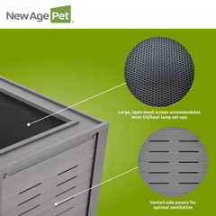 Mojave 48 In. ECOFLEX Reptile Lounge in Grey