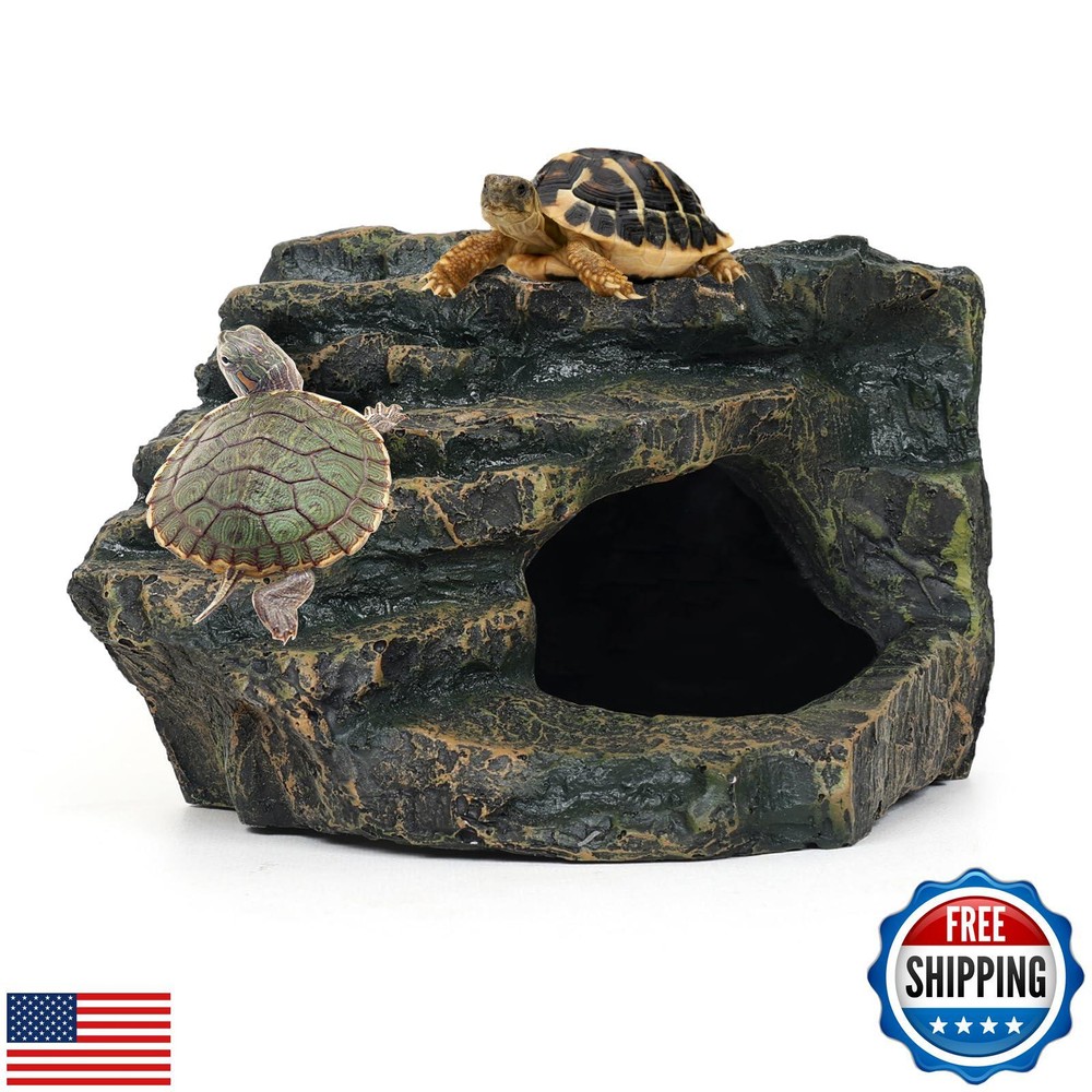 Aquazoo Large Fish Tank Accessories, Turtle Tank Accessories, Snake Hide, Per