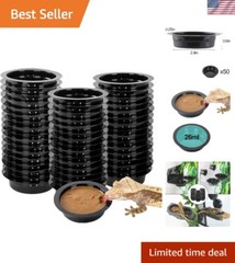 Acrylic Gecko Feeding Ledge – Magnetic Installation with 6 Feeding Cups