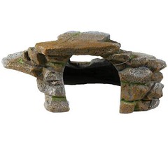 (REP183) Reptology Shale Scape Step Ledge & Cave Hideout – Decorative Resin f…