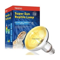 TEKIZOO UVA UVB Sun Lamp High Intensity Self-Ballasted Heat Basking Lamp/Ligh…