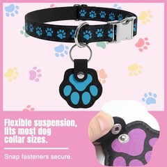 6 Pcs Dog Tag Silencer Dog Tag Cover Portable Pet ID Soundless Silencer Bag Q…