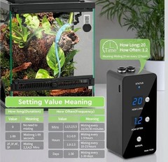 Moistenland PL201 Reptile Misting System Automated Humidity Controller