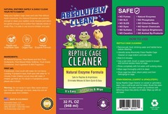 Absolutely Clean Amazing Reptile & Amphibian Terrarium 32 Fl Oz (Pack of 1)