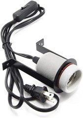 Reptile Ceramic Heat Lamp Holder Pet Heater Bracket for Heat (Bulb Not Included)