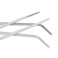 3 Pcs Aquarium Tweezers, Stainless Steel Feeding Tongs Straight and Curved Tw…