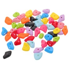 50pcs Rock Climbing Holds: Climbing Wall Holds Multi-Colored – Indoor & Outdoor