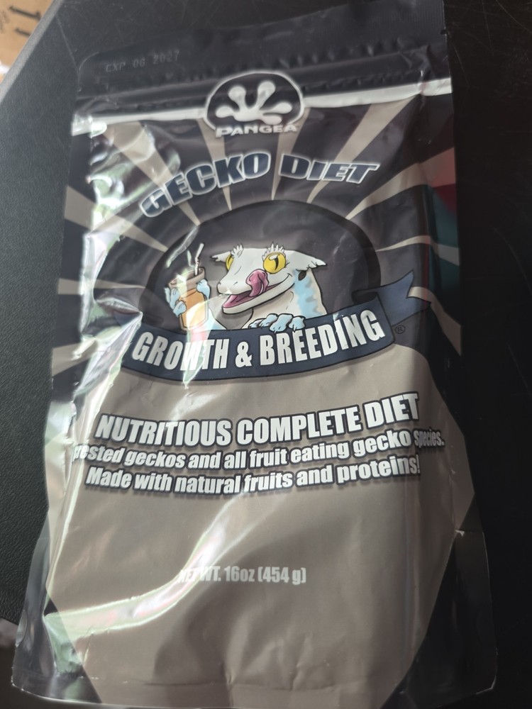 Pangea Gecko Diet: Growth & Breeding Formula™ (16 oz) 1 Pound (Pack of 1)