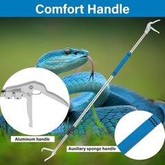 Snake Grabber Tool, 69Inch Snake Tongs for Rattlesnake Reptile Tongs Long Reach
